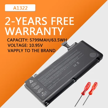 Bateria a1322 a1278 para apple macbook pro 13 
