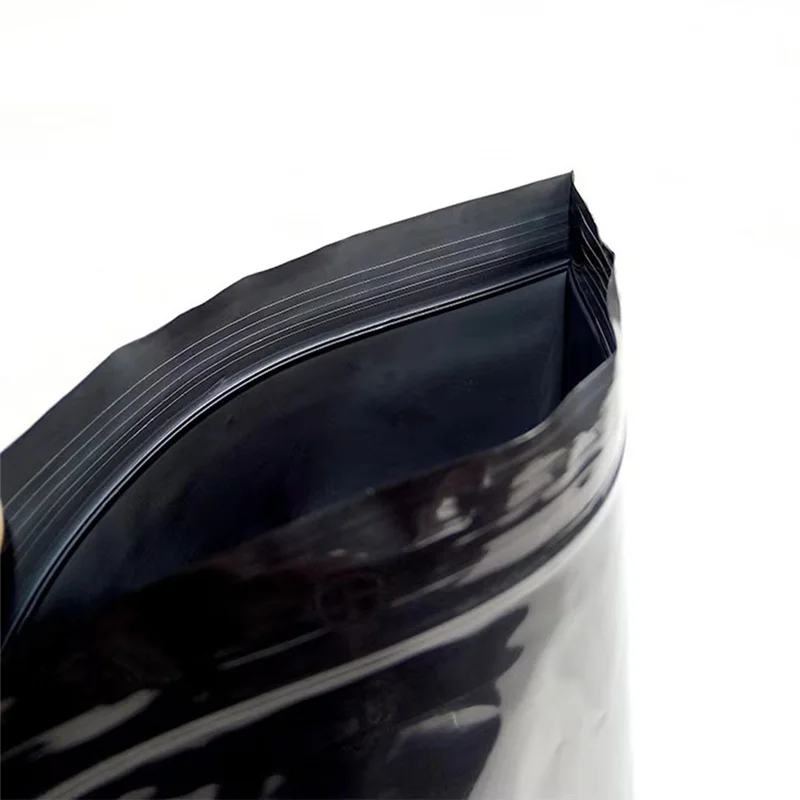 

Ziplock Bag 100Pcs/Lot 14 Wire Black Food Sealed Bag Self Sealing Plastic Bags Poly Zipper Bags