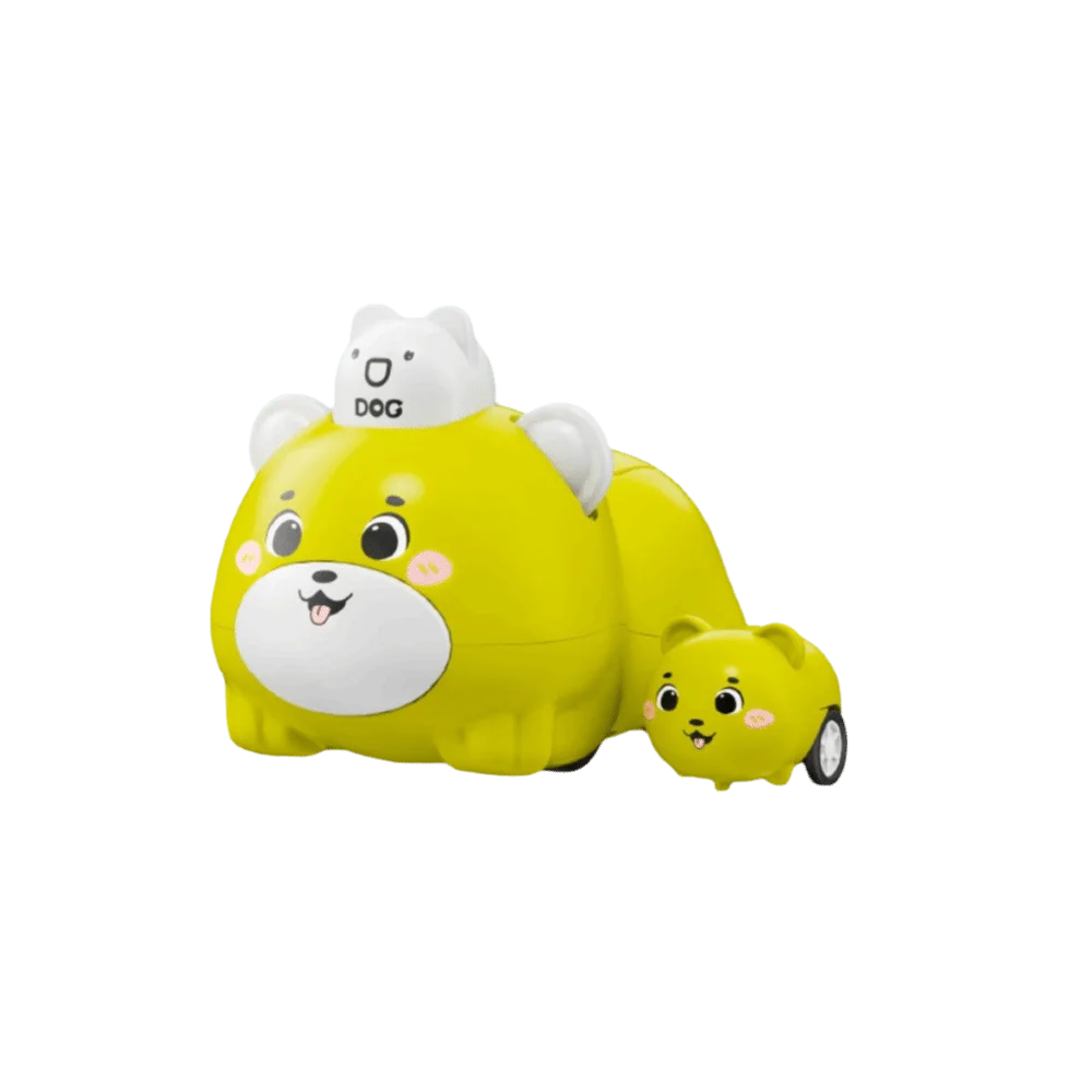 

Мультяшные маленькие животные: машинка-игрушка с нажимным механизмом, ударопрочная, для раннего развития, с функцией «Нажми и езжай»