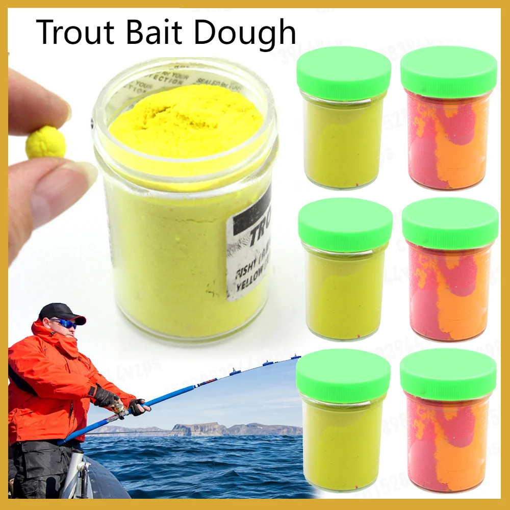 Trout Bait Dough Clay Material Carp Fishing Baits Colorful Soft Fish Lures Fishing Lures Floating Shape Lure Fishing Accessories