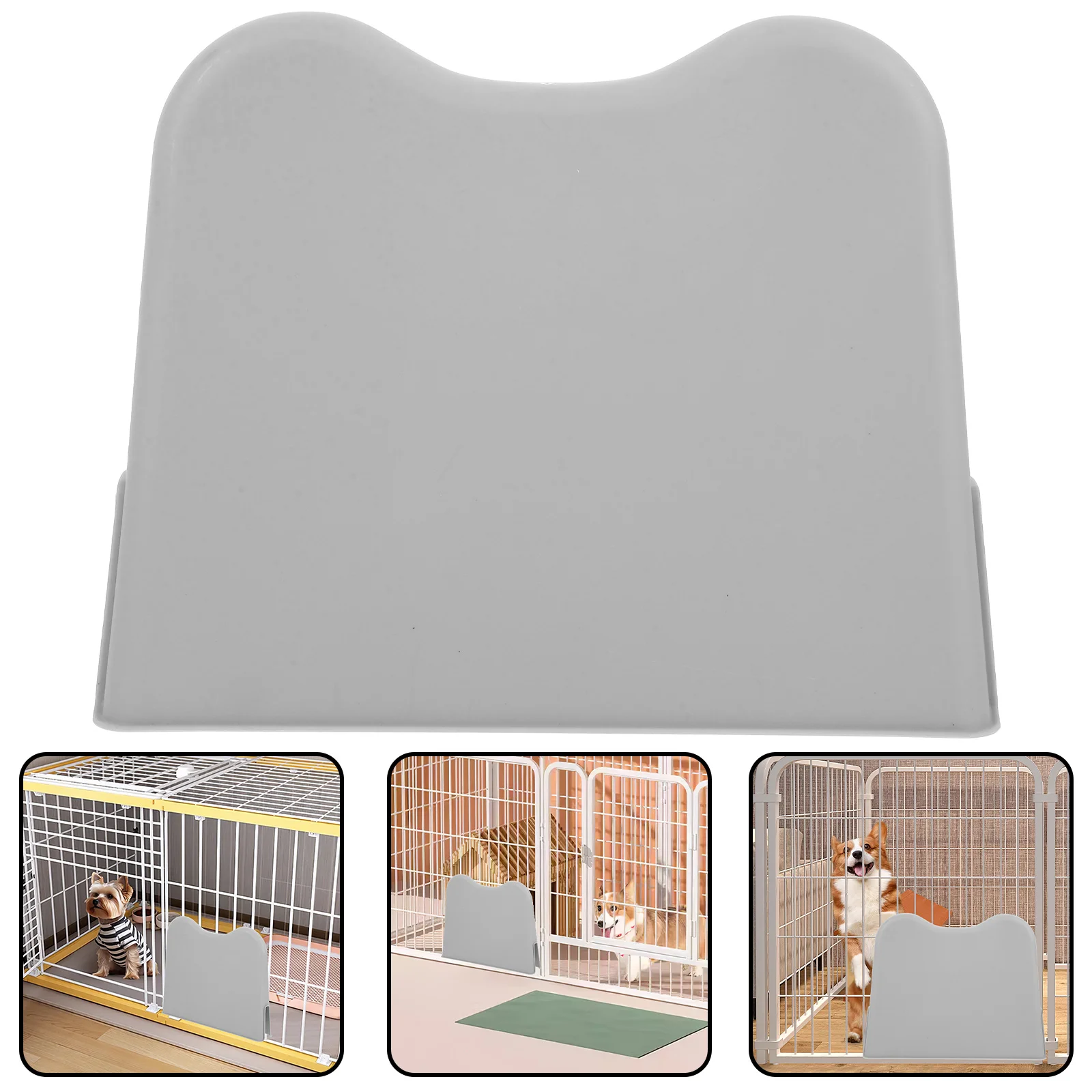 

Dog Litter Box Splash Guard Portable Lightweight Enclosure Private Space Anti-Splash Guard Pet Toilet Protector Easy Clean