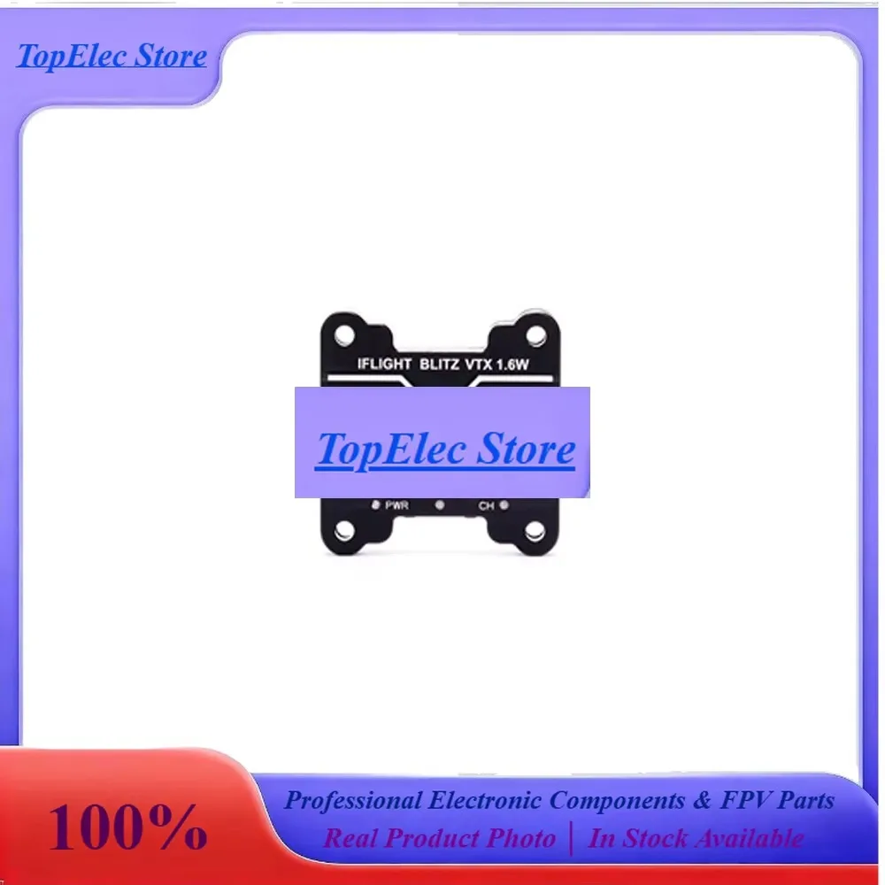 TOPesGGDX BLITZ 5.8G 1.6W High-Power VTX Module 40CH PitMode 25/400/800/1600mW Adjustable Plastic FPV Long Distance RC Traversin