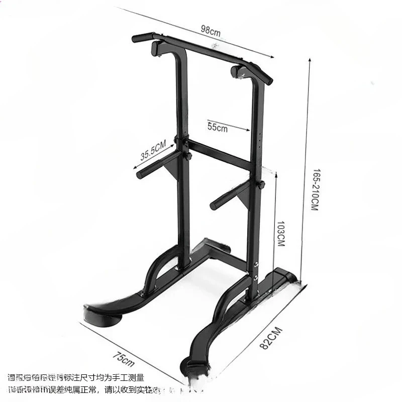 

Adjustable Power Tower Dip Station & Pull Up Bar - Versatile for home Gym Fitness Equipment for Strength Training