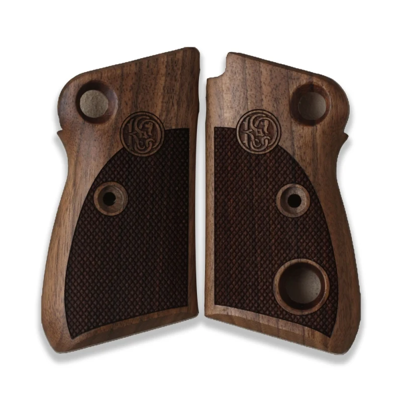 

KSD Brand Beretta Mod 71 - 72 - 75 Jaguar Compatible Walnut Grips Diamond