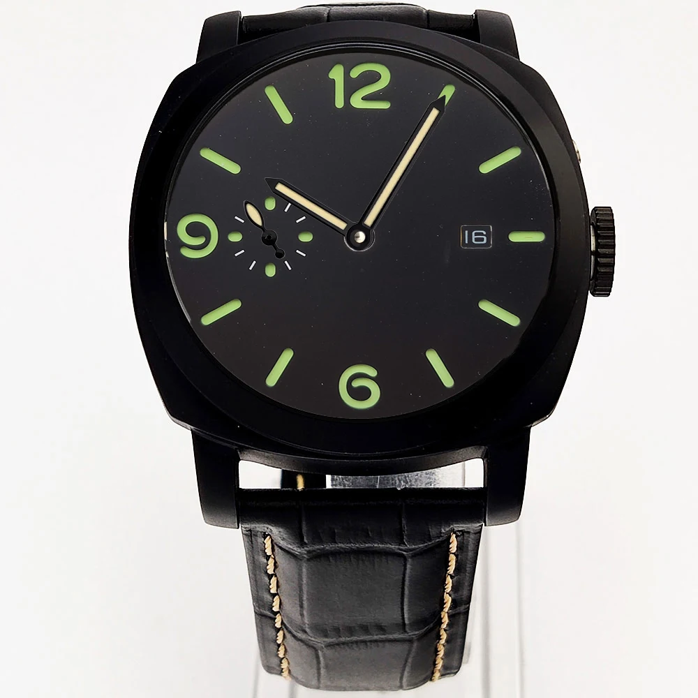 36mm watch dial green Luminous Replacement watch accessory fits ST2555/ST2557 automatic movements 44mm case name customization