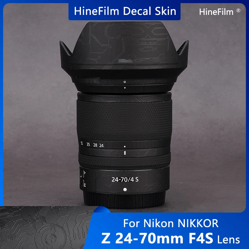 

Hinefilm Skin for Nikkor Z 24-70 F4S Lens Sticker for Nikon Z 24-70mm f/4 S Lens Skin 2470F4 Protective Film 24 70 Decal 2470