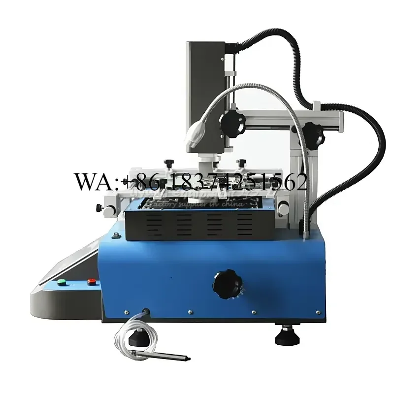 Wmwmnu for LY G580 Semi-automatic 3 Zones Hot Air BGA Rework Station For Laptops Game Consoles 220V 4800W