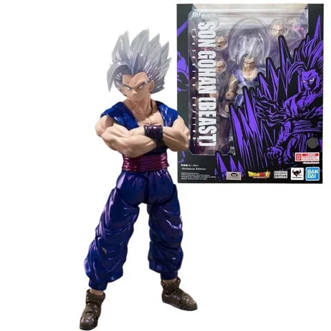 Auf Lager 2025, neues Cj Sdcc S.H.Figuarts Exclusive Edition Son Gohan Beast Actionfigur Modell Original Sammlerfigur Spielzeug