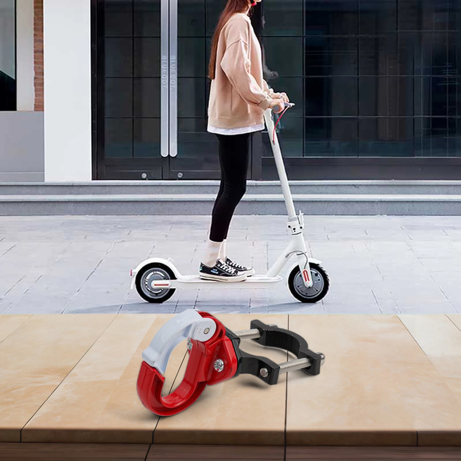 

Для скутера, дорожный передний крючок, вешалка для скутера, простая в использовании, простая установка, прочная несущая нагрузка для Xiaomi для M365 PRO