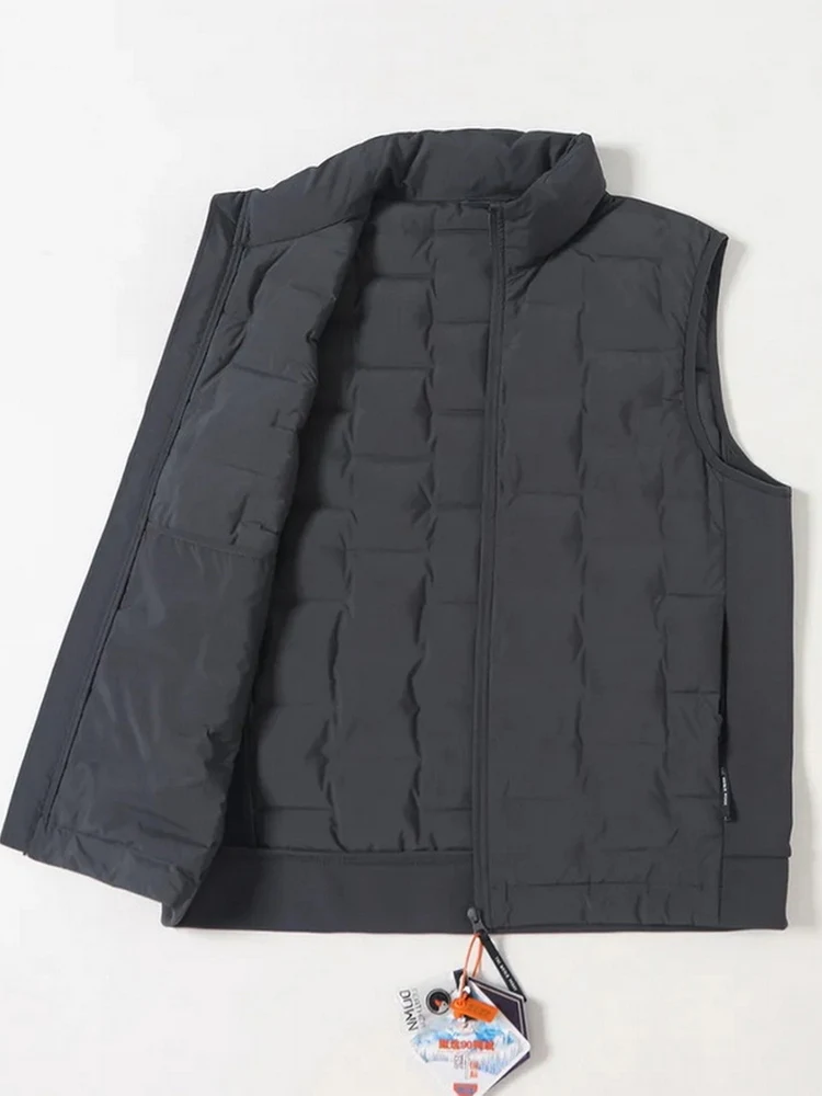 

Новая мужская пуховая куртка на осень-зиму: легкая, теплая, с воротником-стойкой, для бизнеса, спорта и повседневной носки