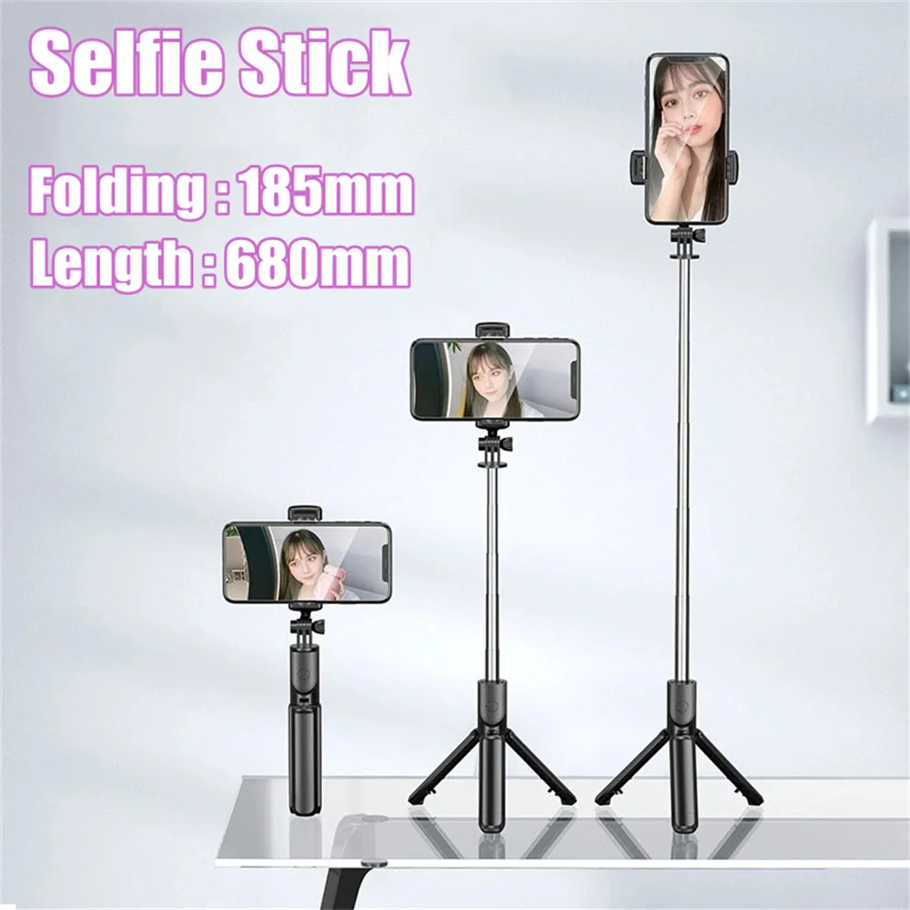 Roreta Selfie Stick Tripod for Cell Phone Mobile Stand Monopod with Wireless Remote for iPhone Samsung Huawei Xiaomi Smartphone