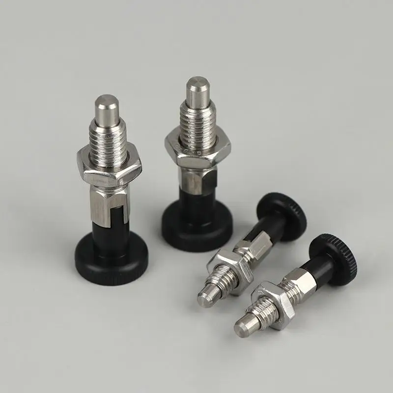 Stainless steel Ball Nose Spring Plunger Reliable Versatile Indexing Solution Spring Return Knob Plunger Indexing Plunger