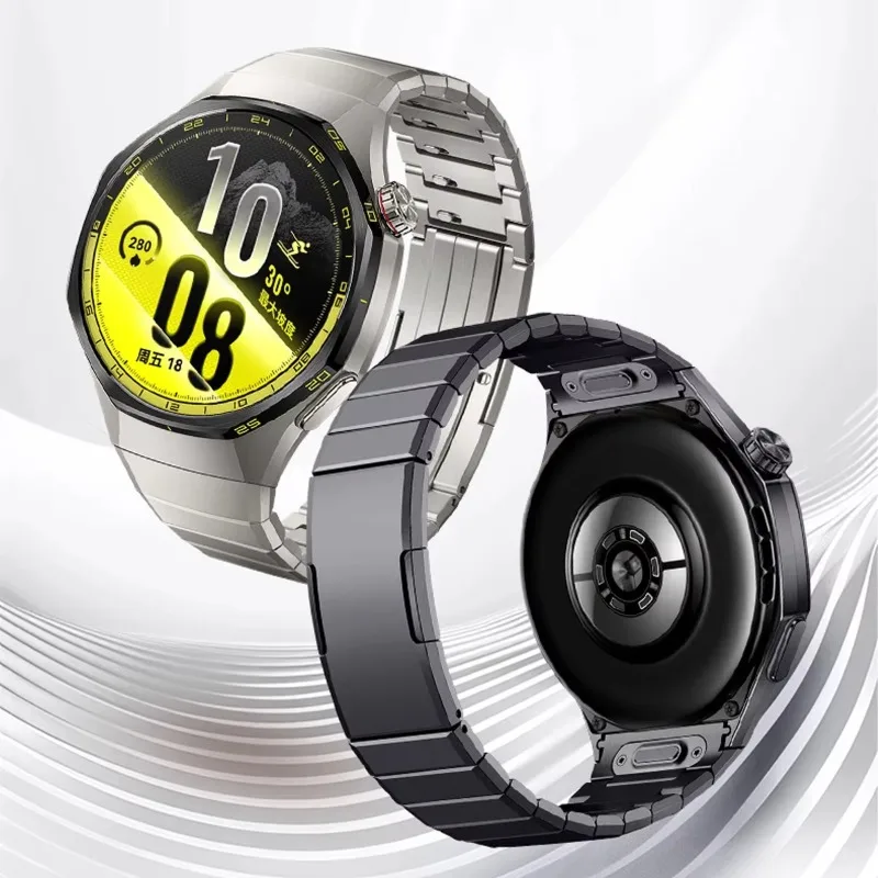 No Gaps Quick Button Titanium Strap for Huawei Watch GT7 Pro 46mm Metal Band Bracelet for Huawei Watch GT6 Pro 46mm Wristband