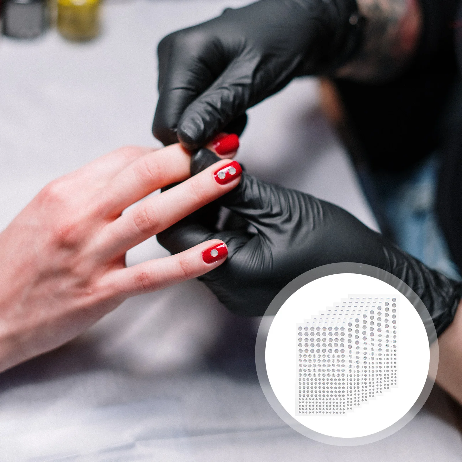 

8 Sheets Festival Face Rhinestone Stickers Non-Permanent Self Adhesive Face Gems Jewelry for Makeup Crafts Body Decals