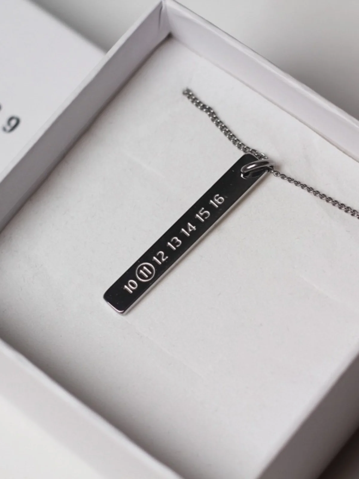 زوجين الفضة الرقمية Nelace M6 MMM مع صندوق ex Faion دلاية مجوهرات شفرة سلسلة إلكتروني نمط الأوروبي Sle #2