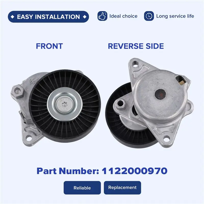 Dependable-Serpentine Belt Tensioner Pulley Assembly For Mercedes Benz W203 W211 W220 1122000970