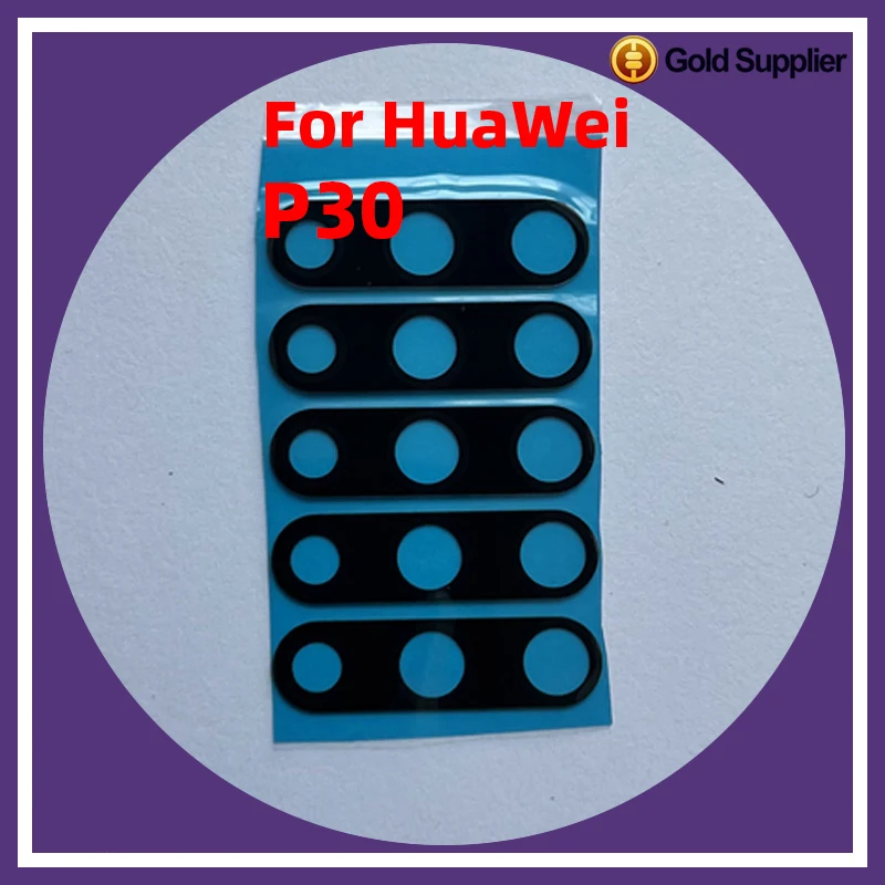 Rear Back Camera Glass Lens For Huawei P30 Camera Glass Lens Glass + Sticker Replacement Repair