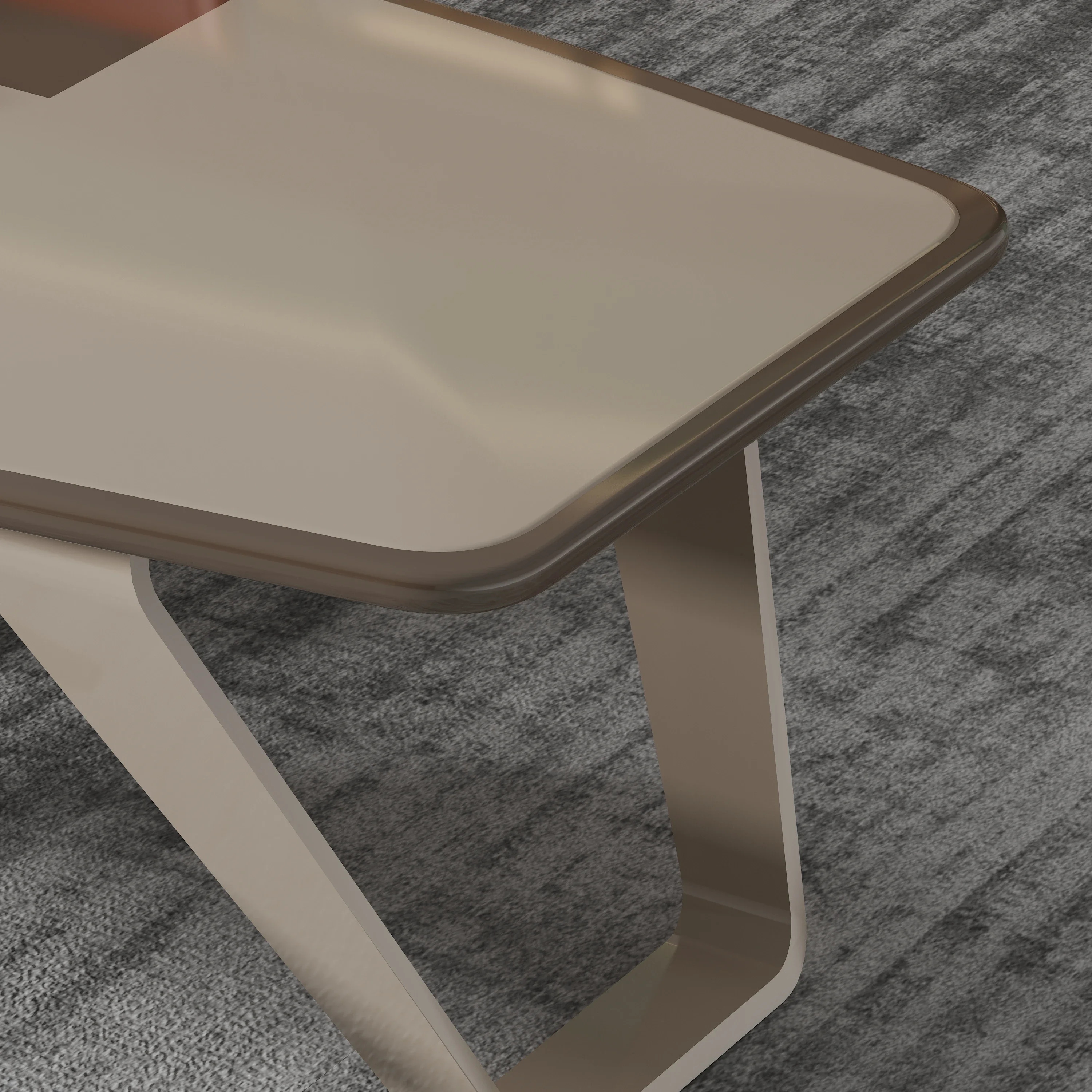 BTpies-Bureau de Luxe en Forme de L, avec Peinture Personnalisée, Style Moderne, Haute Technologie, 2024 Pièces