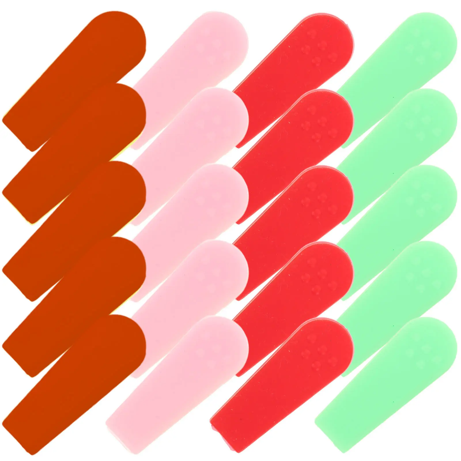 

16Pcs Claw Machine Parts Rubber Cover Replacement Sleeve Red Green Yellow for Mini Vending Machine Accessories