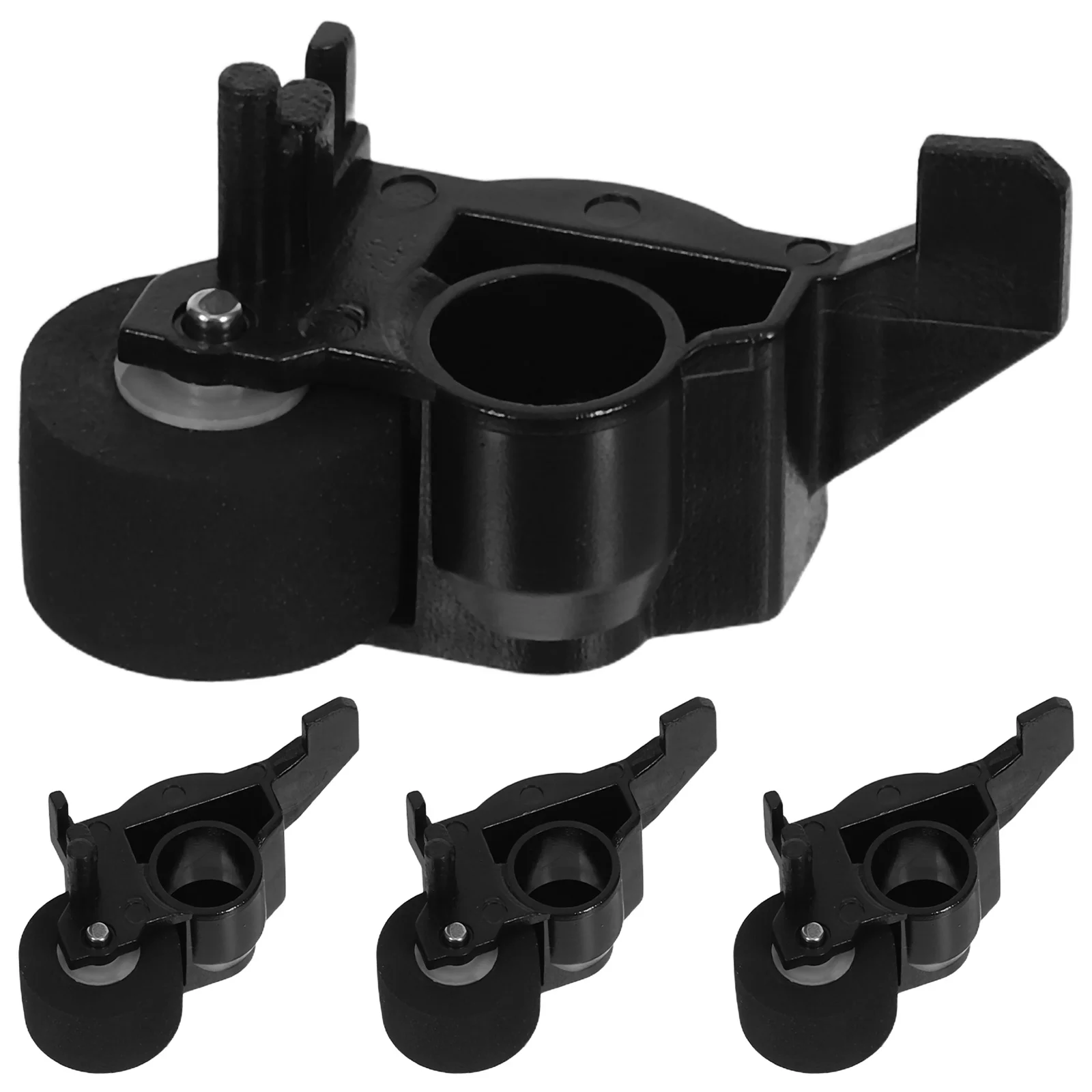 

4Pcs Cassette Pinch Roller 10Mm Plastic Pulley Tape Recorder Repair Replacement Cassette Deck Audio Parts Amplifier Accessory