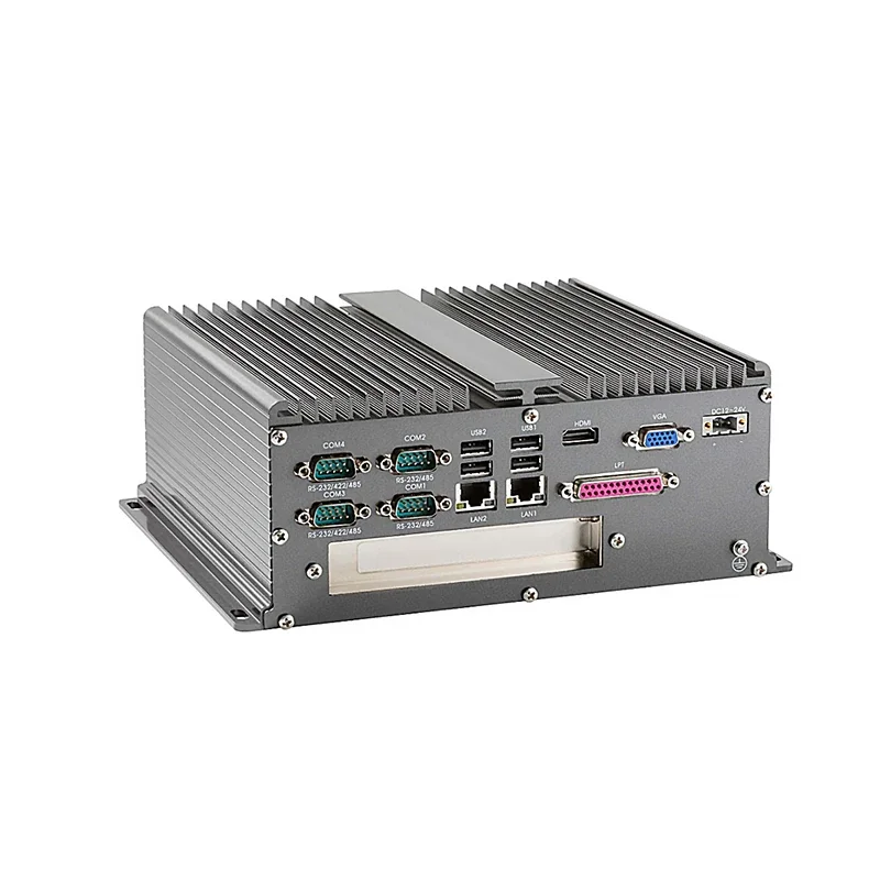 

Embedded Fanless i5-5257U Industrial Computer BOX PC IPC 2LAN 6COM 6USB With PCIe x4/x1 expansion slot
