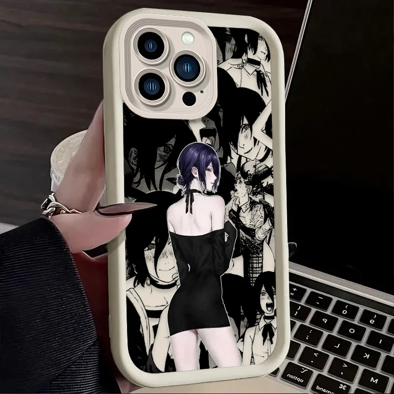 حافظة لهاتف آيفون 17 Air 16 16E 15 14 13 12 11 Pro Max X XS X S Max XR SE 2020 SE4 7 8 غطاء سيليكون #5