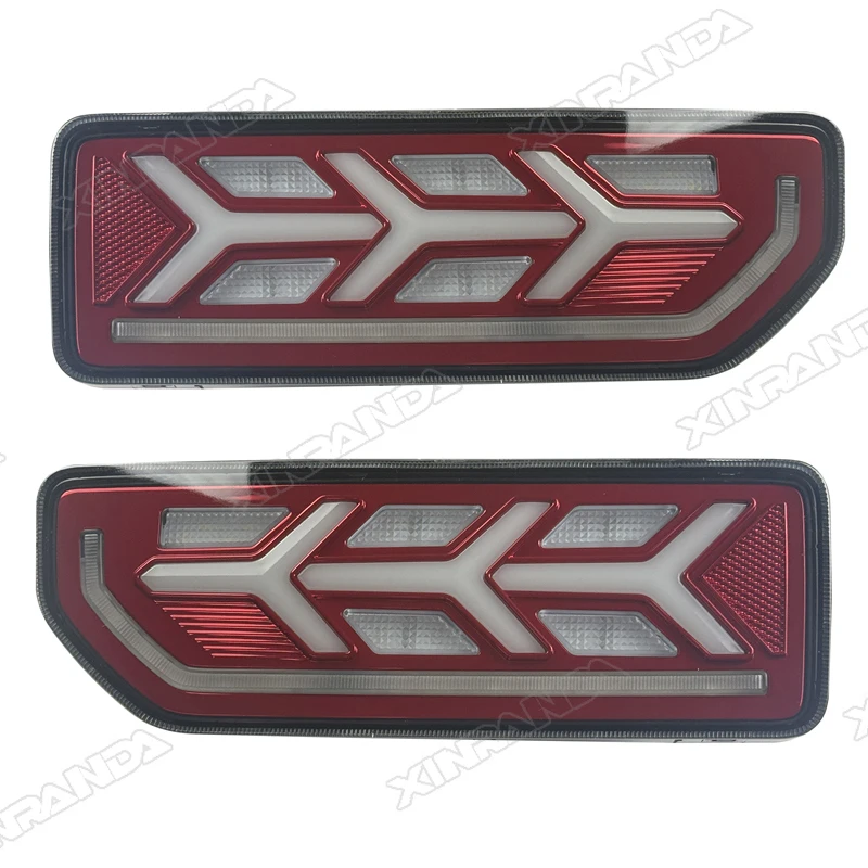 Car 2PCS LED Tail Lamp Rear Lamp Brake Light Tail Lights Rear Light For Suzuki Jimny 3 Door JB64 JB74 2019 2020 2022 2023 2024