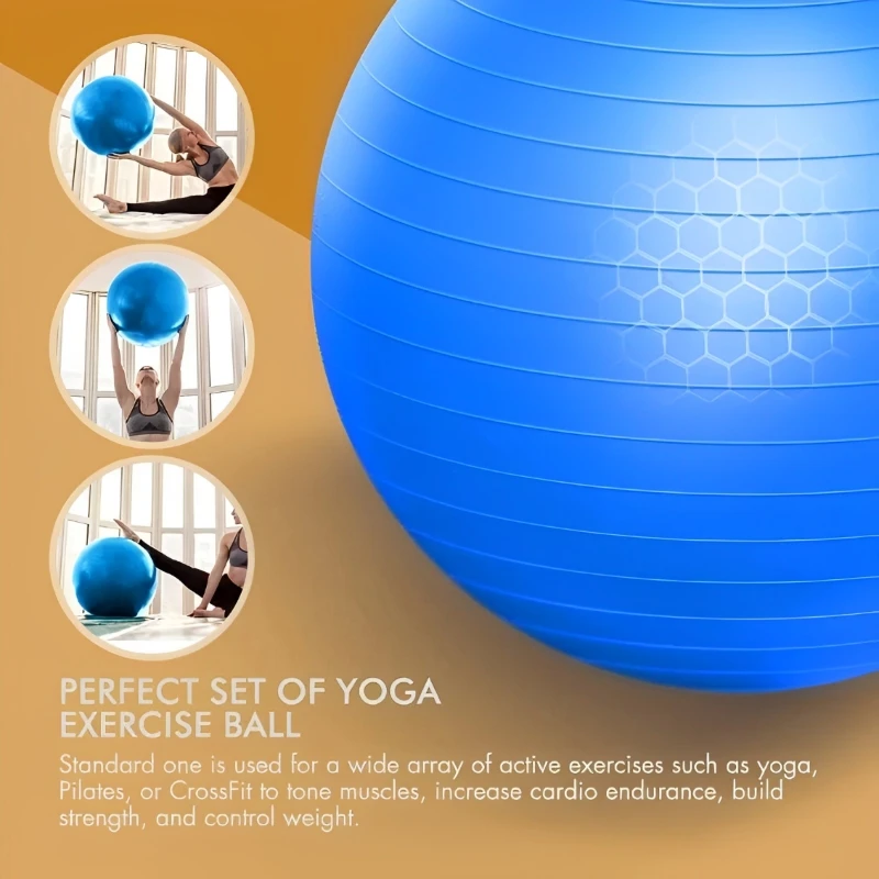 45CM-95CM Yoga Pilates Soft Big Ball Gym For Fitness Workout Exercise Balls Thickened Explosion-Proof Home Pvc Equipmen