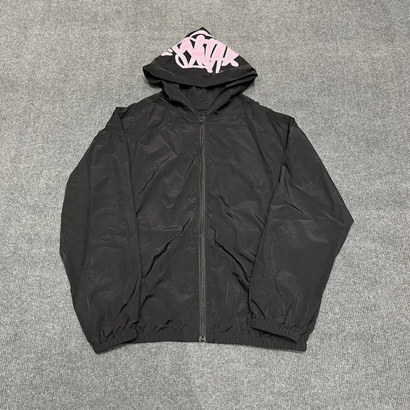 Syna World Qui Dry lange Sve jas met rits, capuchon en broek met rechte pijpen, bijpassende herfstoutfit voor koppels Faionable Brand