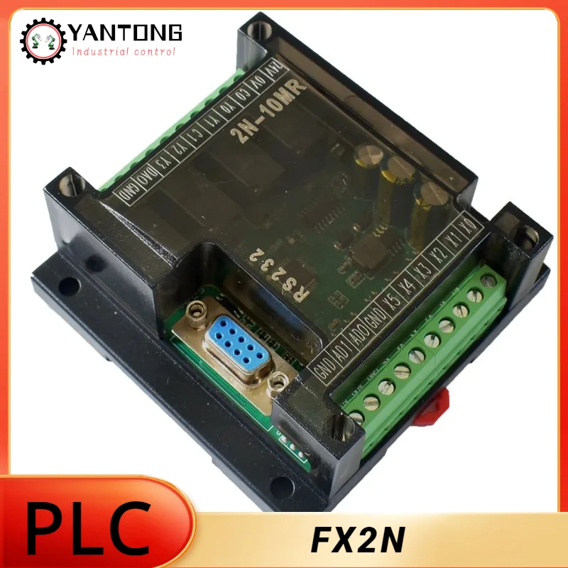 PLC Programmable Logic Controller Lndustrial Board Fx2n-10/14/20/24/32/mr/mt Serial Programmable Simple 2-channel Analog Input