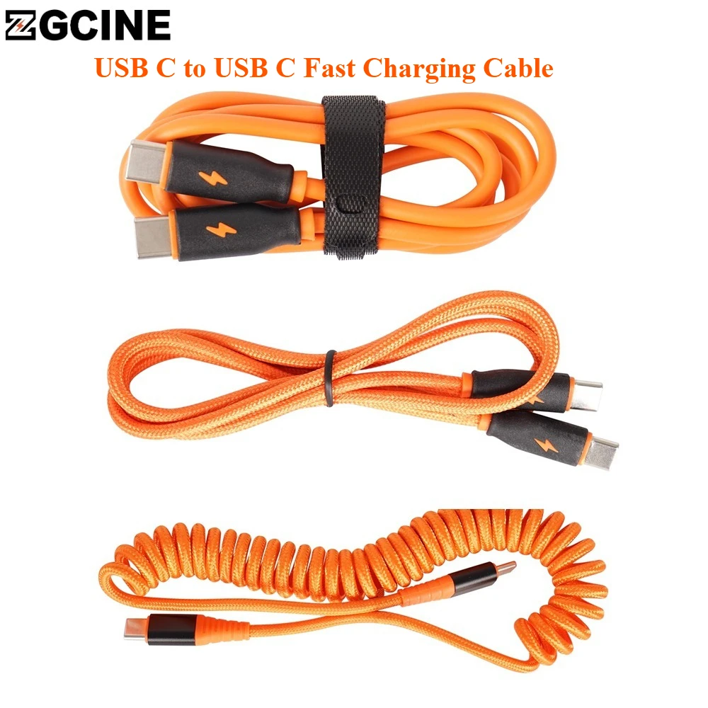 كابل شحن سريع USB C إلى USB C، توصيل طاقة PD 3.0، 20 فولت/5 أمبير، كابل متين من النوع C لجهاز MacBook iPad Pro، iPhone 15