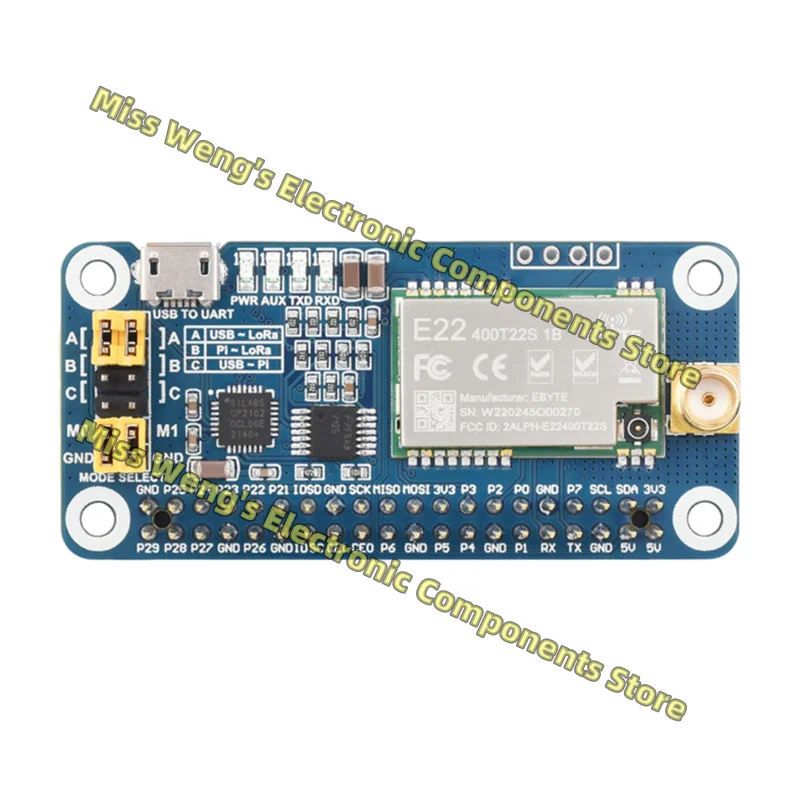 SX1268 470M Lora HAT SX1262 915M Lora HAT wireless module