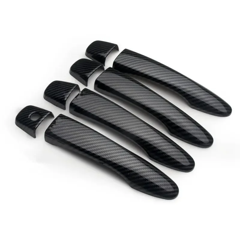 For Nissan X-Trail T32 2014-2020 X Trail XTrail Carbon Fiber Car Door Handle Bowl Cover Styling Accessories Sticker