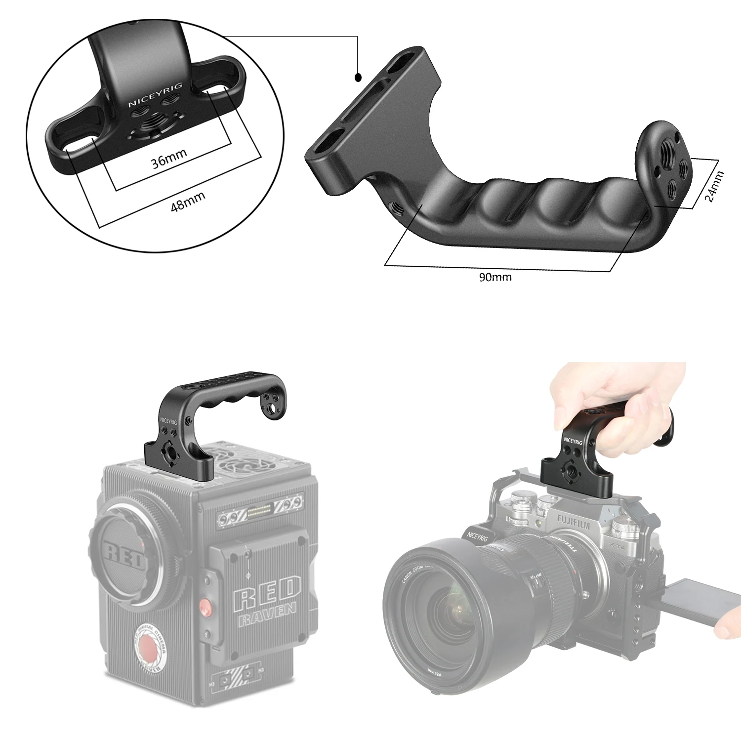NICEYRIG, dudukan sepatu dingi - Camera Cage Rig Dslr ulasan dan harga