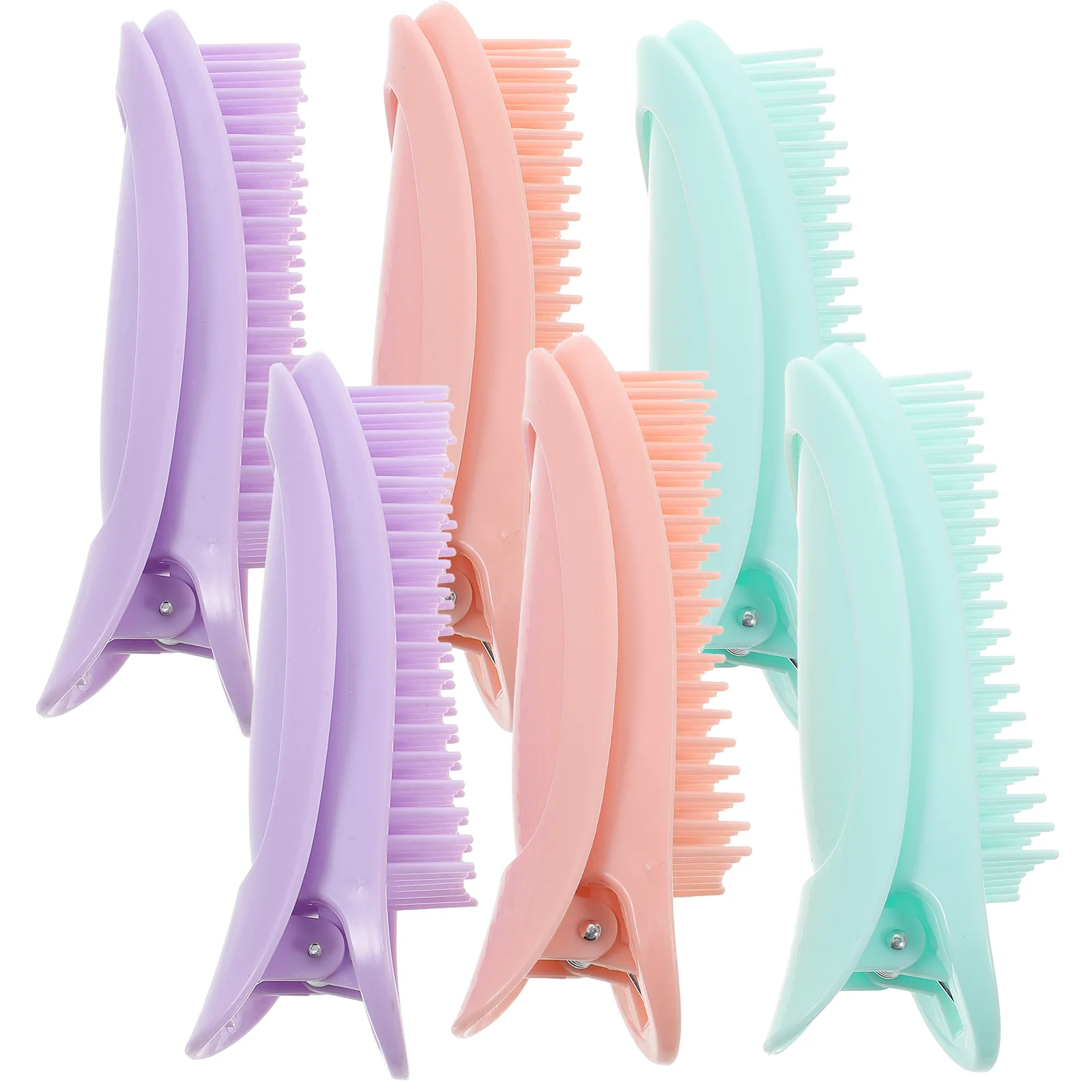 6 Pcs Bangs Curler Hair Volume Clip Root Clips For Curly Rollers Volumizing Jaw Clamps Tool Waver