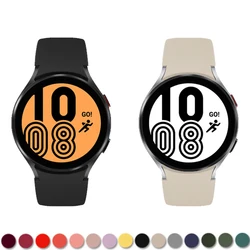 official silicone For Samsung Galaxy Watch 7 6 strap 44mm 40mm 20mm Bracelet Galaxy Watch 4 6 classic 5 pro 47mm 43mm 42mm 46mm