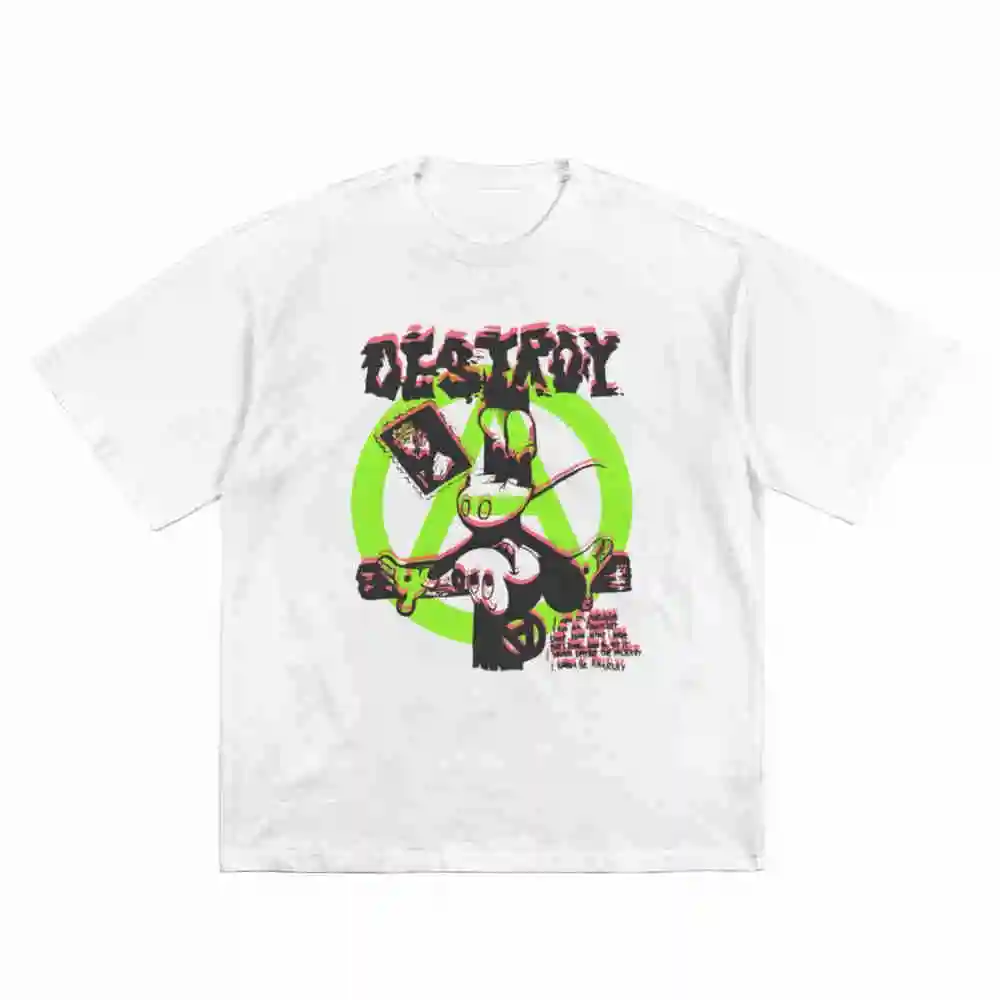 Crucified Mick E Destroy Seditionaries Style Short Sleeve Tee 100% Cotton T-Shirt