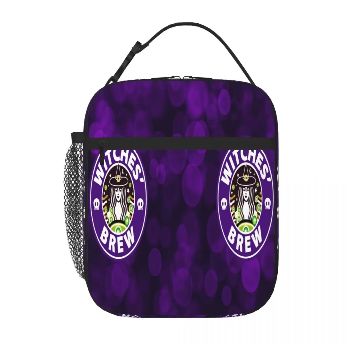 Hot Sale Witches Brew Classic Rainbow Print Large Lunch Bag Seaside Lunch Portable Lunch Bag