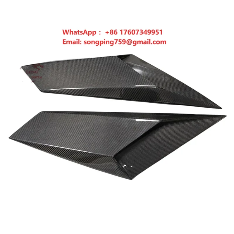 High Quality OEM Style Dry Carbon Fiber Rear Engine Vents Rear Fender Vent Decoration for Lamborghini LP700 LP720