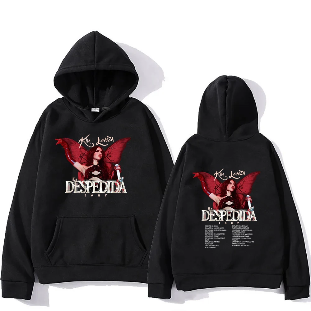 KIMBERLY LOAIZA Tour La Despedida 2024 Hoodie Men/women Hoodies Harajuku Aesthetic Unisex Winter Fleece Pullover Sweatshirt