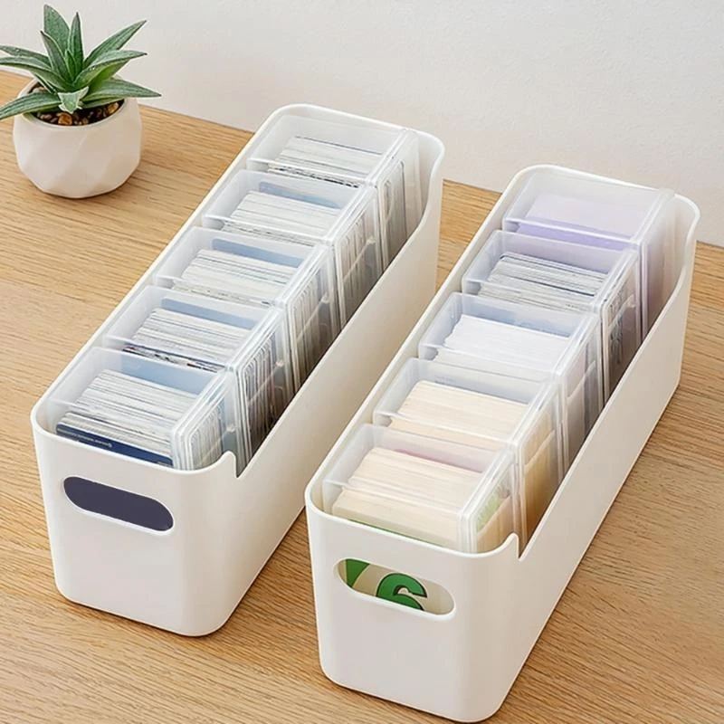 6 حزمة حزمة بطاقات بلاستيكية متينة الأقسام الداخلية القابلة للتعديل الأقسام المقاومة للترسبات القابلة للعرض