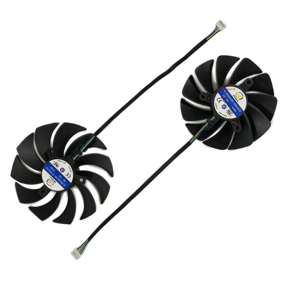 2pcs/Set GAA8S2U GA92S2U,GPU Enfriador de ventilador,Ventilador de tarjeta gráfica,Para ZOTAC GAMING RTX 3070 Twin Edge,para ZOTAC GAMING RTX 3060Ti AMP White Edition LHR