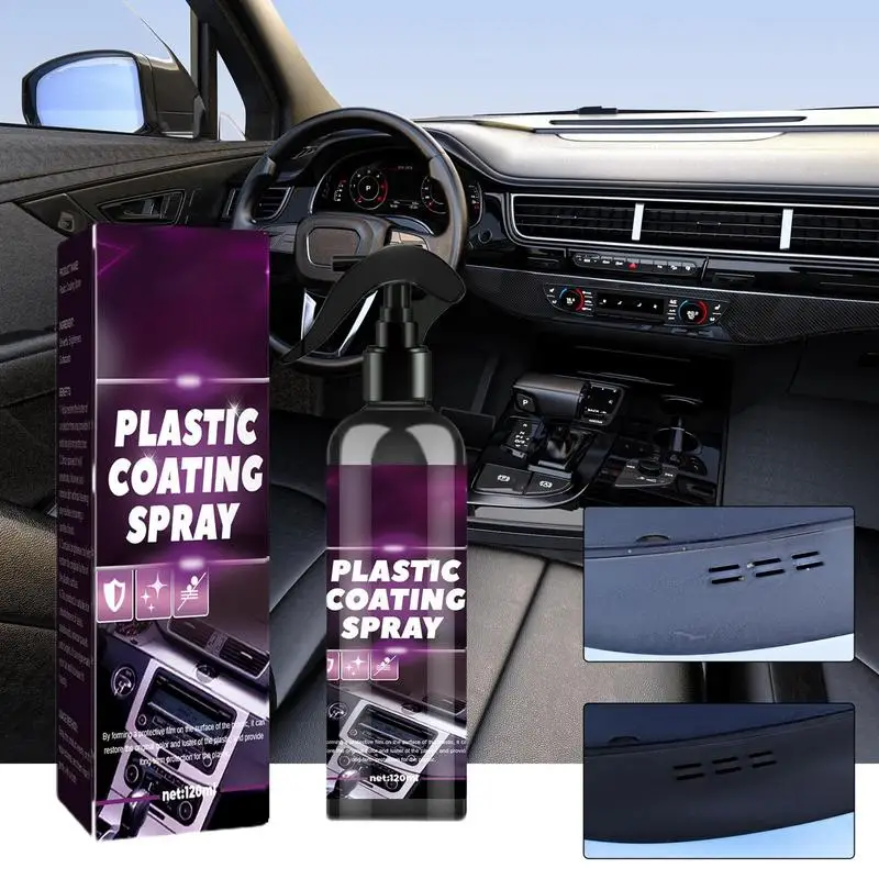 Car Cleaning Spray Interior 120ml All Multi Purpose Cleaner Total Interior Cleaner And Protectant Dry Cleaning Agent