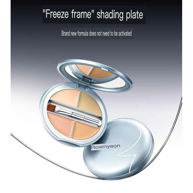 The Four-color Palette Of The Whitening Concealer Can Cover Spots, Acne Marks, Dark Circles And Eye Bags, And Brighten Them