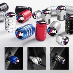 4/5Pcs Car Tire Valve Caps Metal Rim Stem Covers Tire Dust Protectors For BMW X1 X2 X3 X4 X5 X6 X7 G20 G30 6GT E46 E90 E60 F10