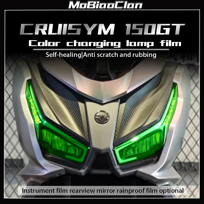 

For SYM CRUISYM150GT CRUISYM 150 GT Motorcycle Headlight Film Taillight Film Speedometer Transparent Protective Film