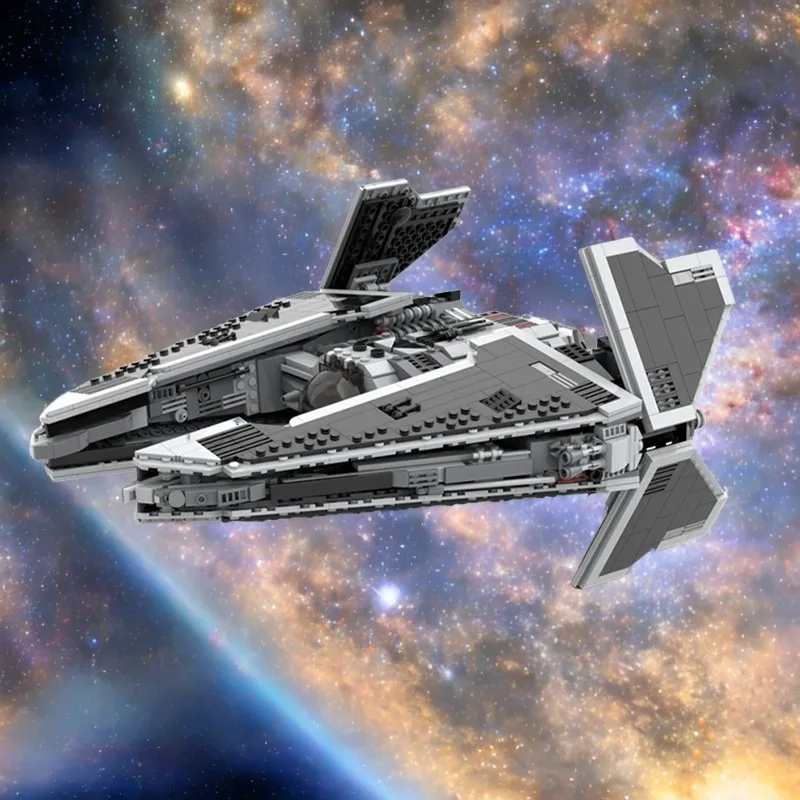 

1656 Pieces Model Building Blocks Set – Fury Class Interceptor – Star batter Sith Starfighter Diorama