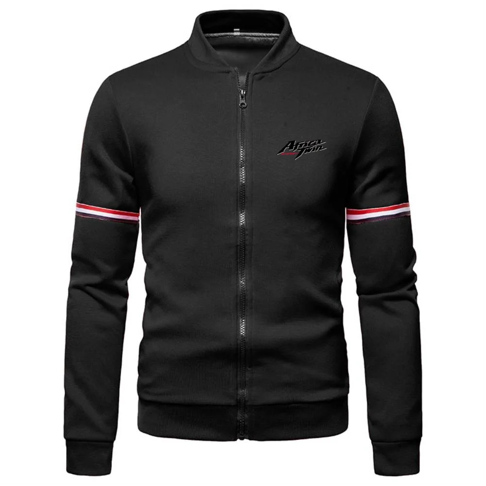 Africa Twin Crf Baseball Uniform For Mens Jacket Motorcycle Outerwear Stand Collar Zip Sweatshirts Jersey Sportwear Coats