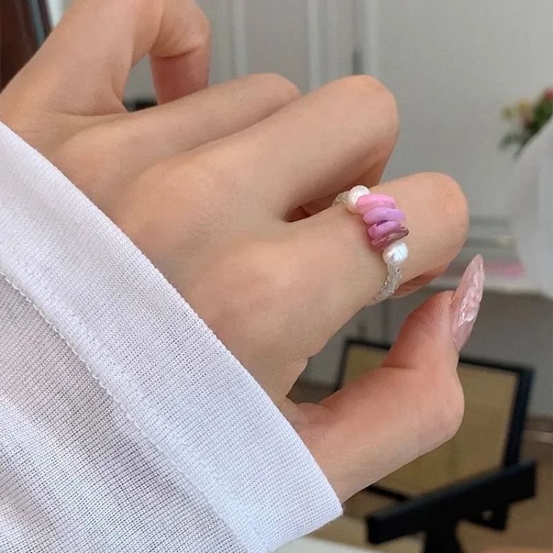 Minimalist Style Non-Fading Ring for Women, Versatile Niche Design, High-End Feel, Adjustable Open Ring, Light Luxury Jewelry Wholesale