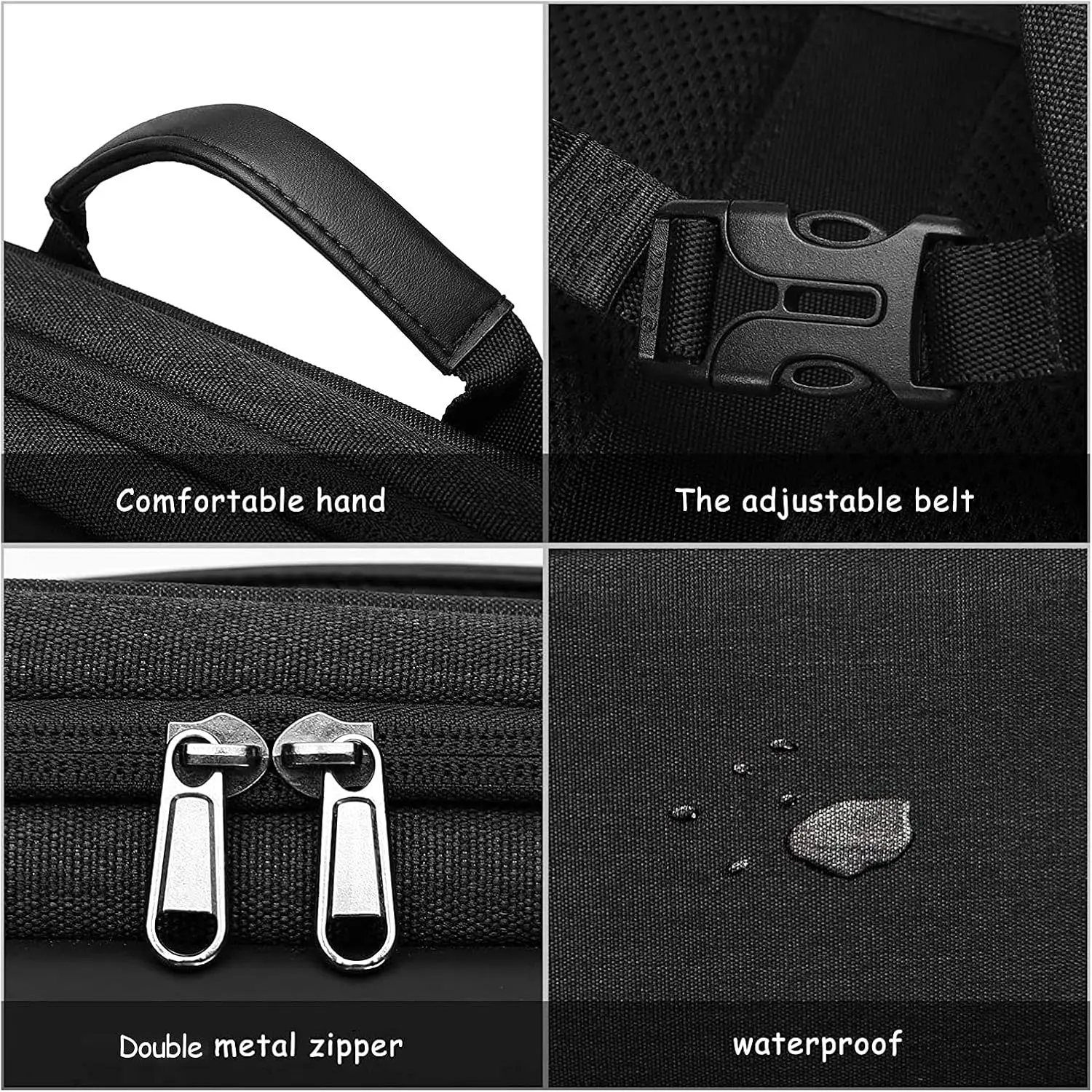 Camera Backpack,DSLR/SLR/Mirrorless Photography Waterproof 17.3 inch Camera Bag with Front Hard Shell&Laptop Compartment&Tripod